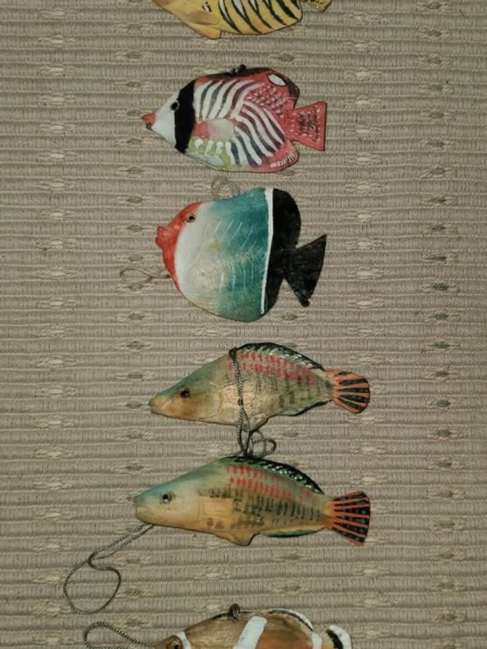 Ornaments - Tropical Fish - Set #3 (6 pcs)